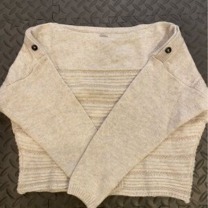 PRANA Sweater - Oatmeal, Button, XS